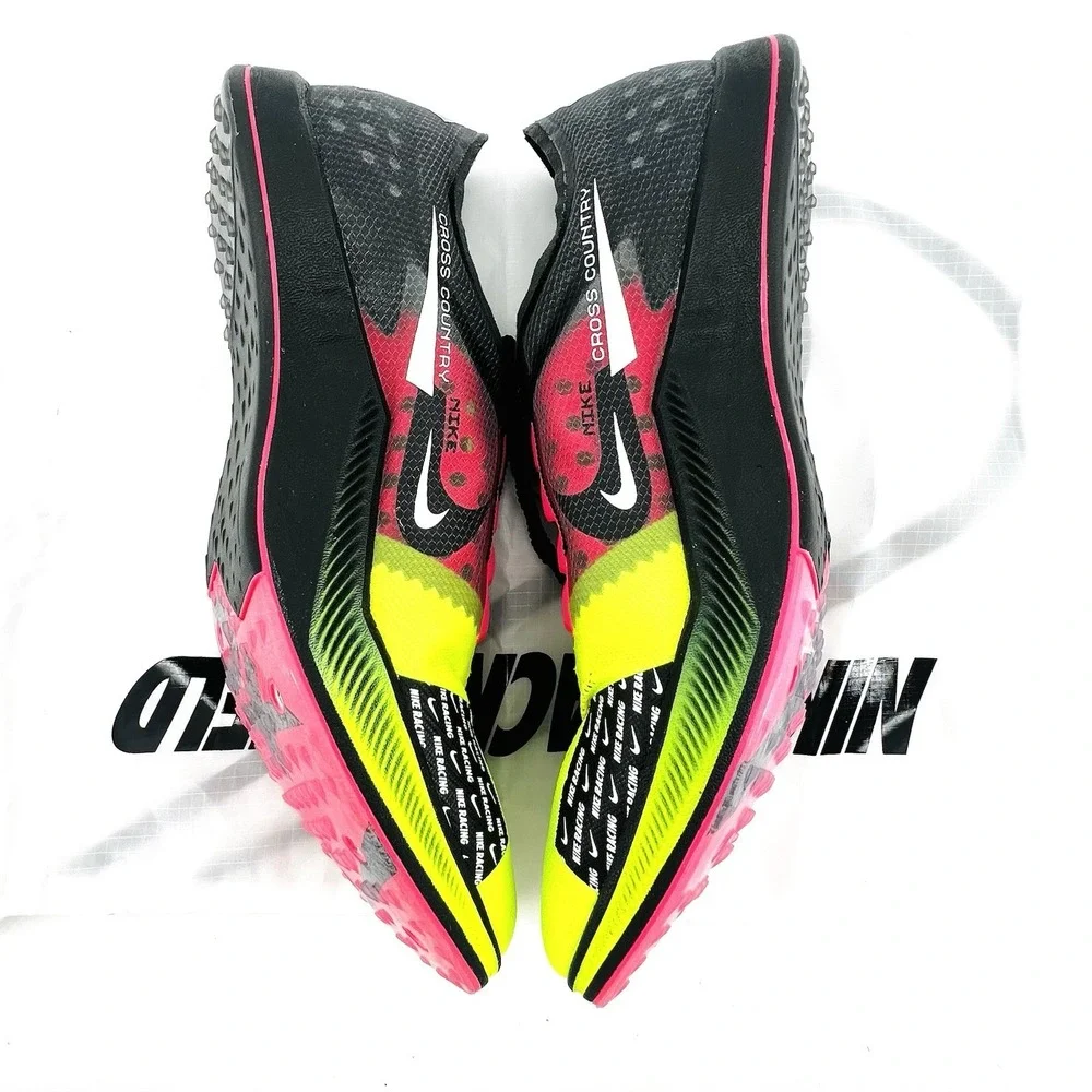 Nike ZoomX Dragonfly XC Track Spikes Men's‎ 13 Cross Country Volt Black Pink
